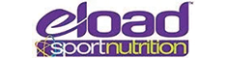Logo for eload sport nutrition, featuring the brand name in bold, purple letters with sport nutrition in white and light blue text beneath, accompanied by a stylized, colorful molecular structure. - Lead Experts